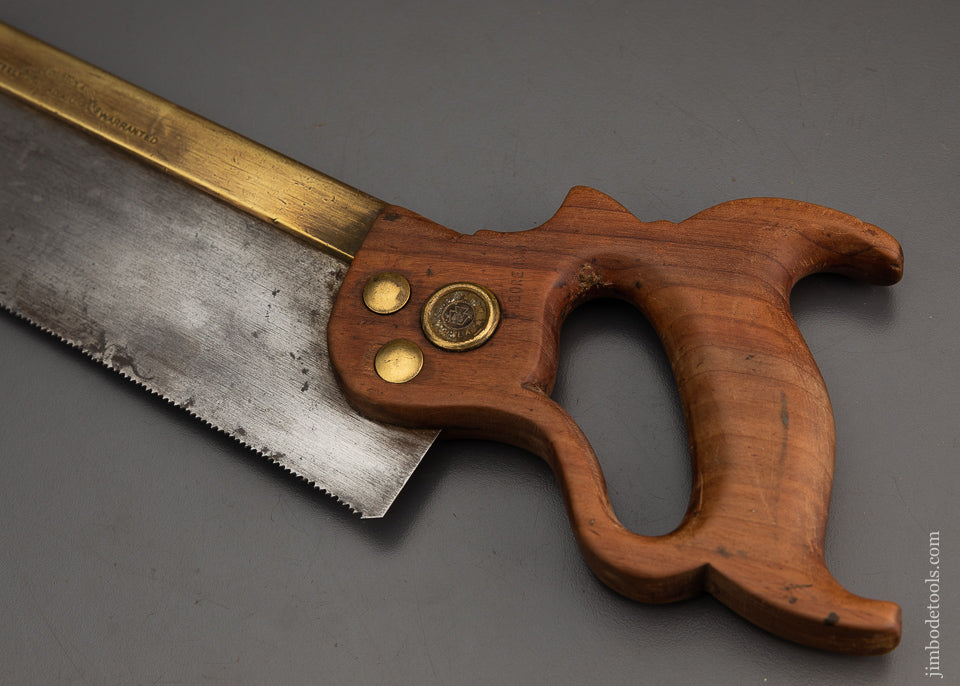Just Sharpened DISSTON Brass Back Tenon Saw - 102321