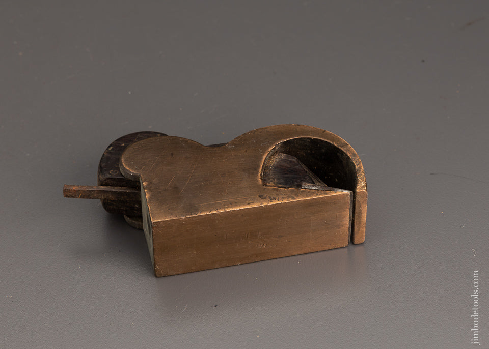 Fat Little Bull Nose Shoulder Plane in Gunmetal - 102324