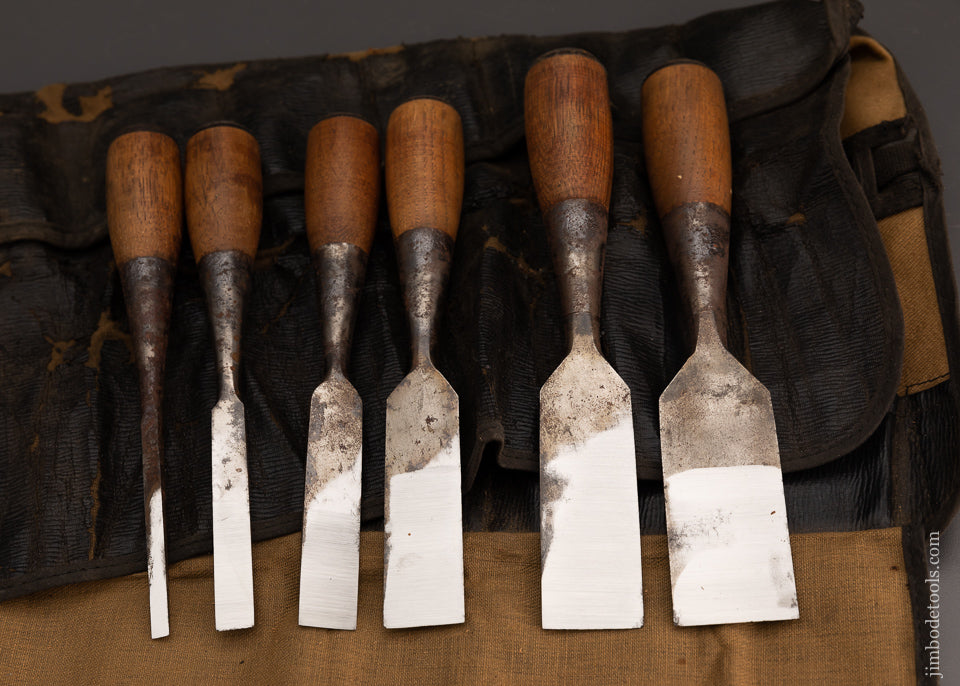 STANLEY SWEETHEART Set of 6 EVERLASTING Chisels Set #120 * 102736