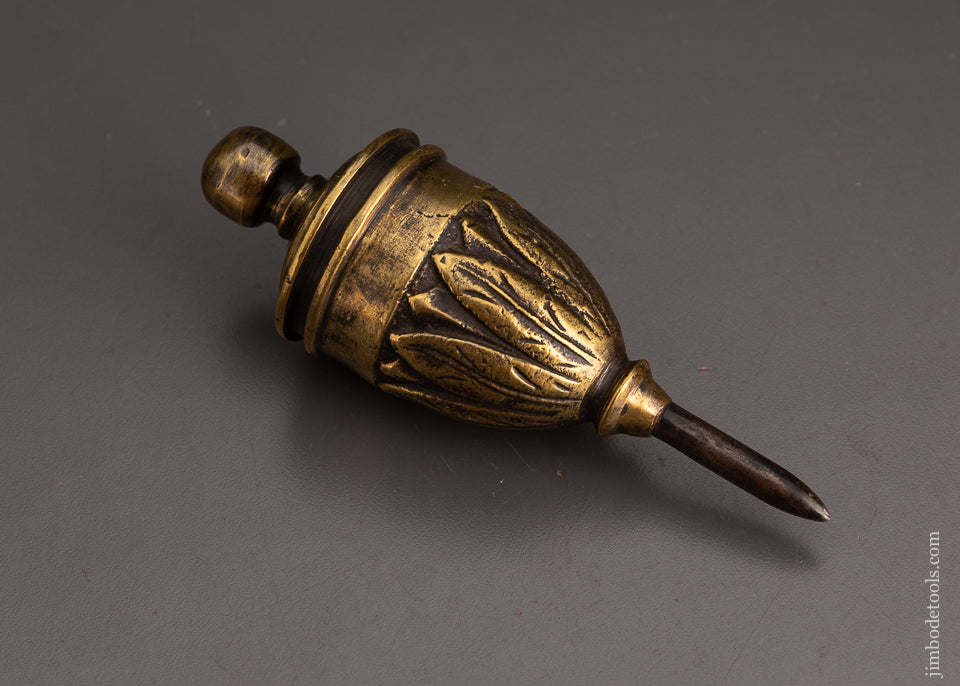 Gorgeous Ornate Brass Plumb Bob - 102899