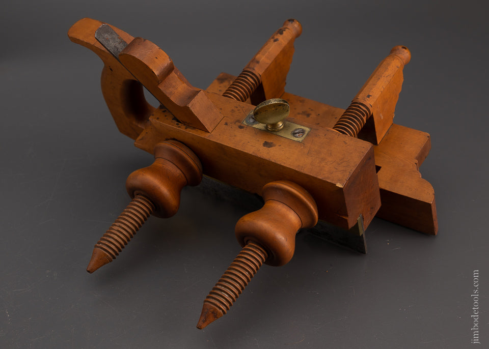 Fantastic D.R. BARTON Solid Boxwood Plow Plane - 106294