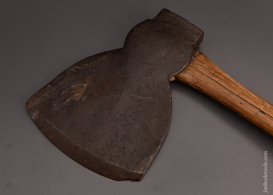 G. DEWEY EDDYVILLE (N.Y.) Offset Single Bevel Broad Axe - 103093