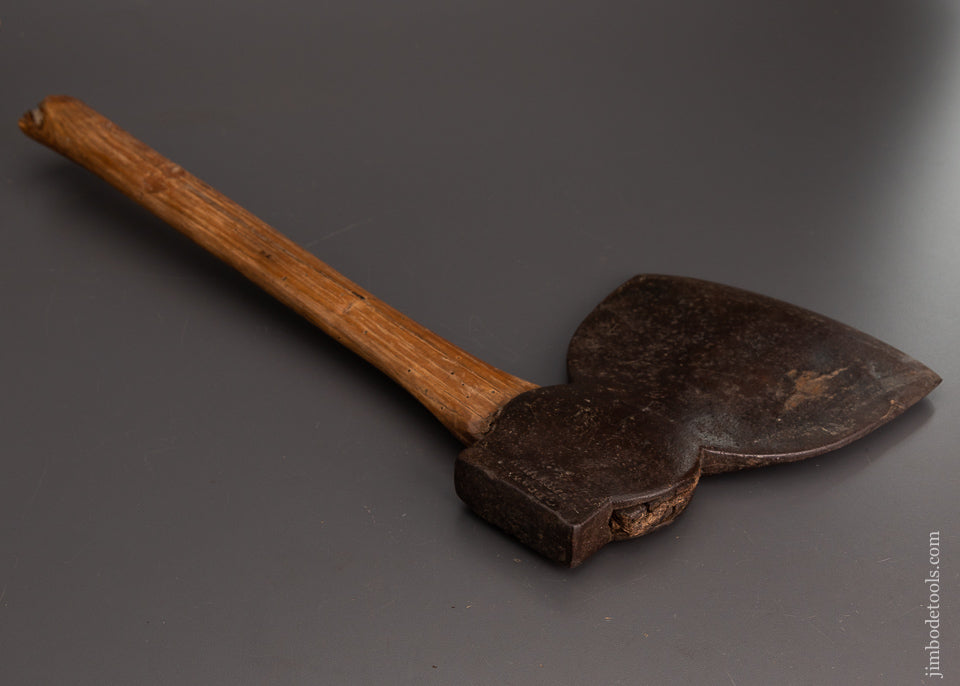 G. DEWEY EDDYVILLE (N.Y.) Offset Single Bevel Broad Axe - 103093