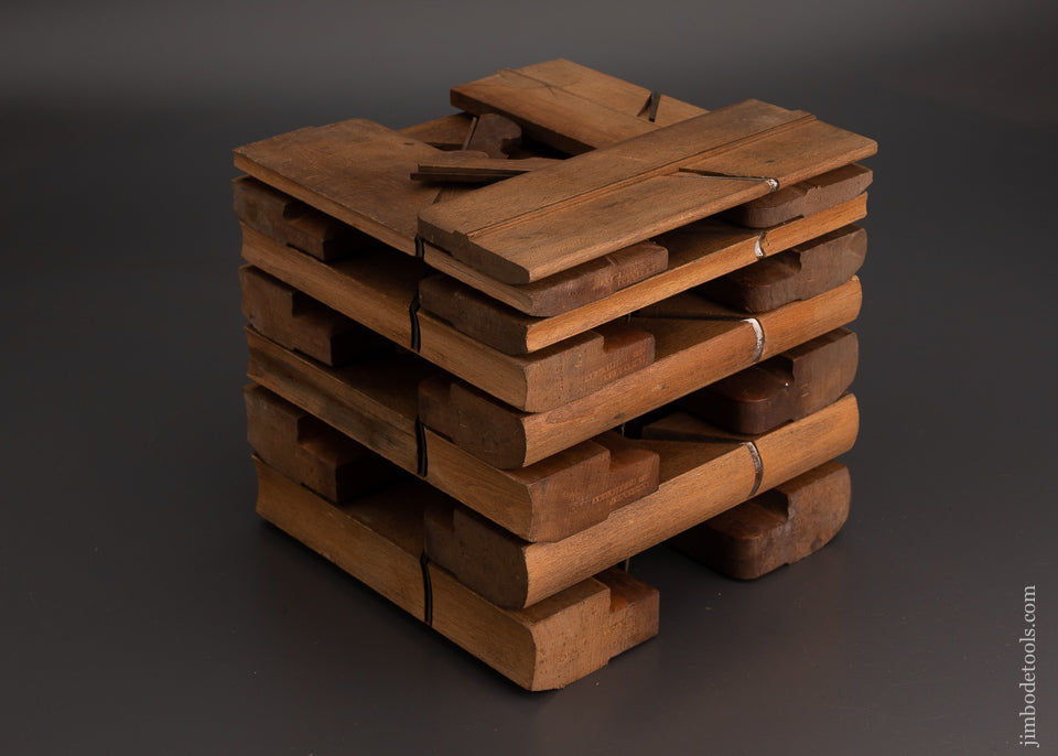 Fine Set of Hollow & Round Planes by J.W. HARRON BLEEKER STREET, NY 15 Planes - 103131