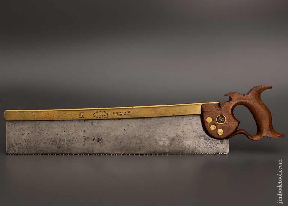C.T. SKELTON Brass Back London Spring Tenon Saw 18 Inch - 103349