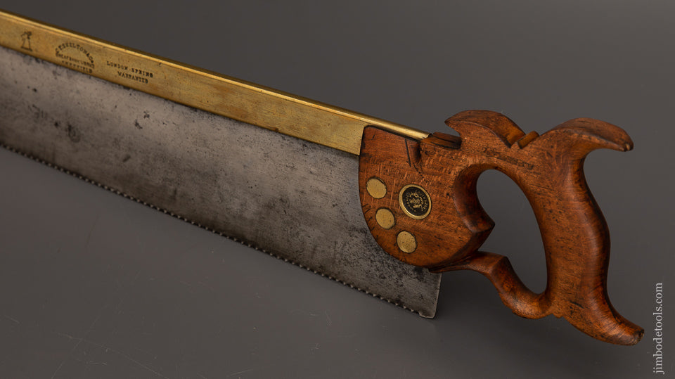 C.T. SKELTON Brass Back London Spring Tenon Saw 18 Inch - 103349