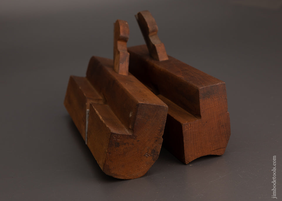 Rare Size OHIO TOOL CO. No. 11 Pair of Hollow & Round Moulding Planes - 103426