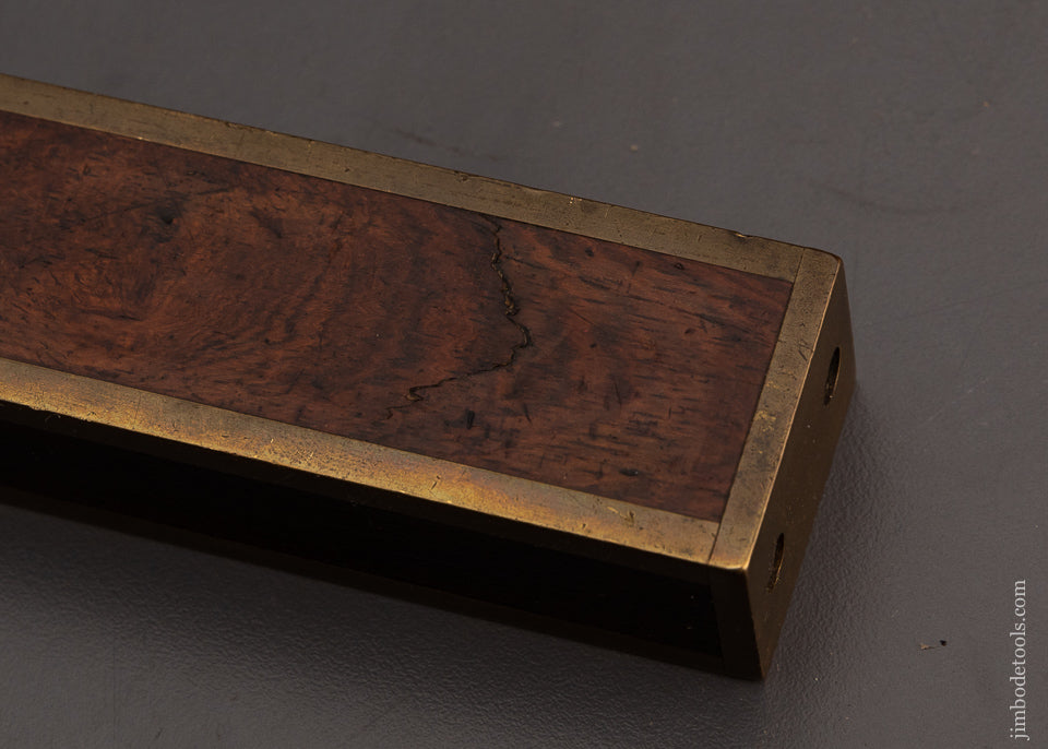 Crisp 6 1/2 Inch Rosewood STRATTON BROS. Level 1870 Patent - 103473