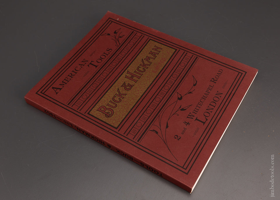 1902 Book REPRINT: American Tools Buck & Hickman - 103494