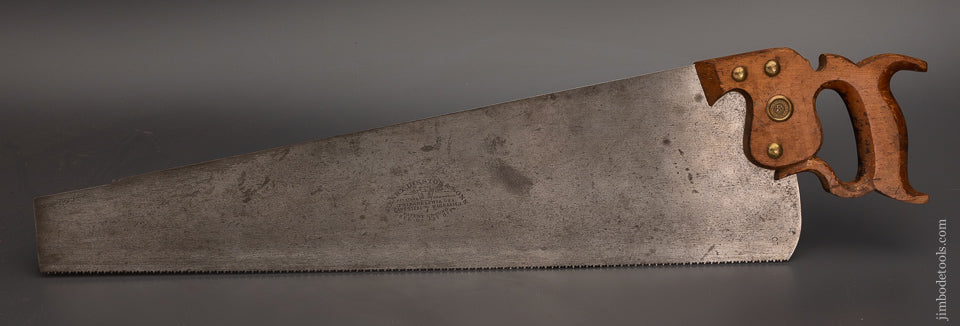 Early DISSTON No. 7 Hand Saw - 103506