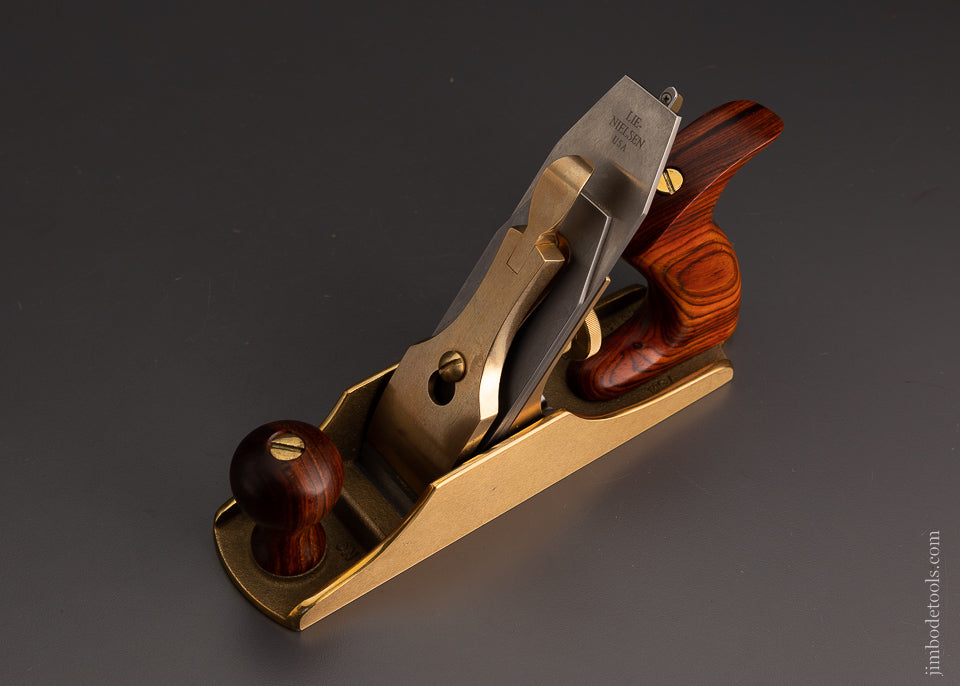 LIE NIELSEN Bronze No. 3 Smooth Plane with 55 Degree Frog & Cocobolo Handles - 103816