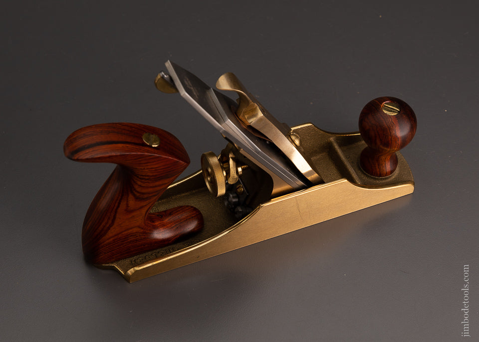 LIE NIELSEN Bronze No. 3 Smooth Plane with 55 Degree Frog & Cocobolo Handles - 103816
