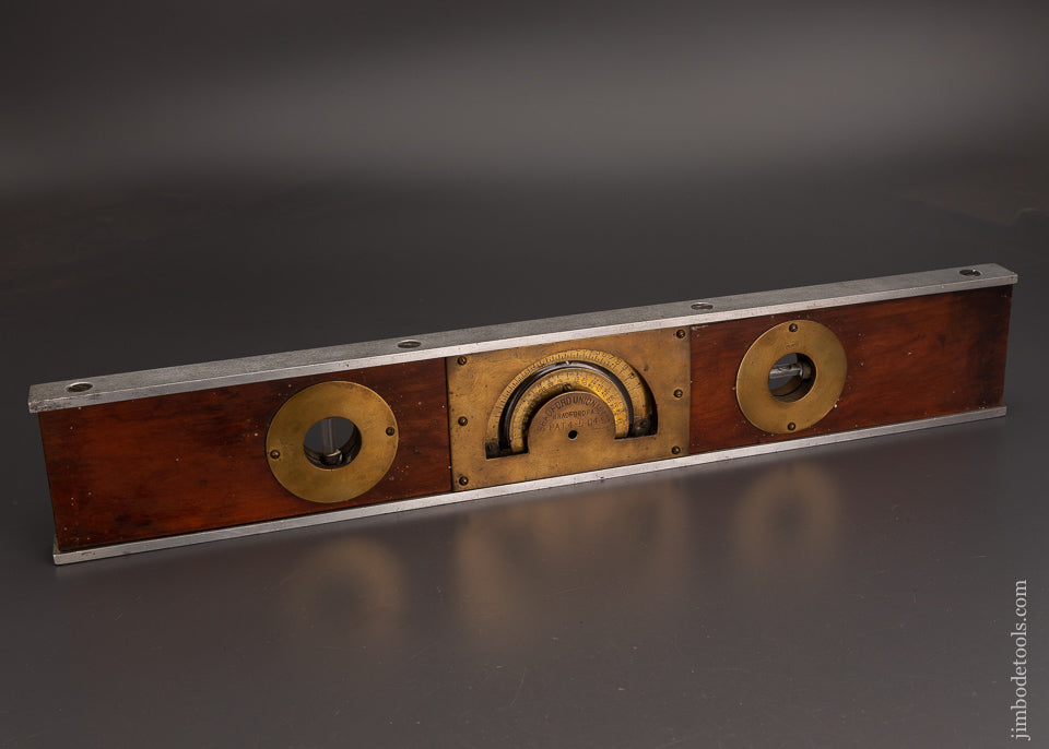 Very Fine BRADFORD UNION PATENT Inclinometer Level - 103914