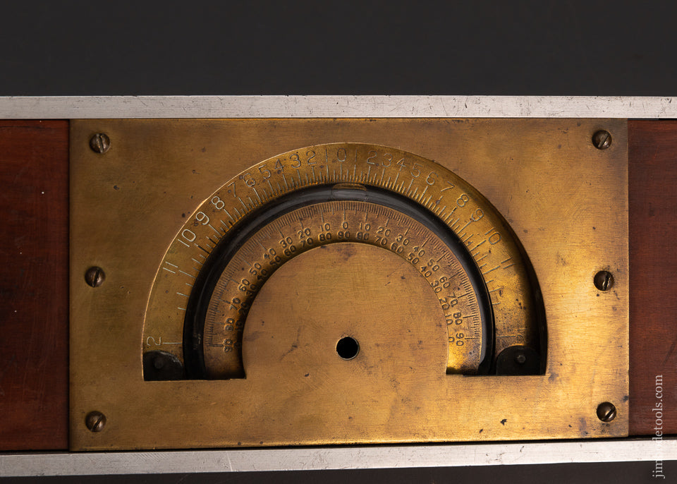 Very Fine BRADFORD UNION PATENT Inclinometer Level - 103914