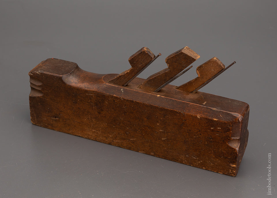 Excellent Triple Iron Dutch Complex Moulding Plane - 104222