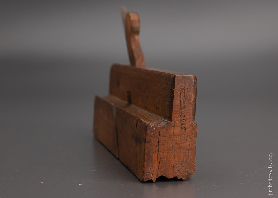 Fine & Rare J. STILES Dated Moulding Plane Kingston, N.Y. Maker - 104340