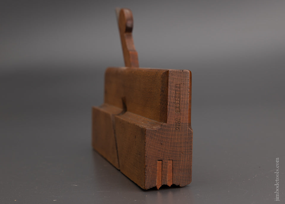 Fine & Rare J. STILES Dated Moulding Plane Kingston, N.Y. Maker - 104344