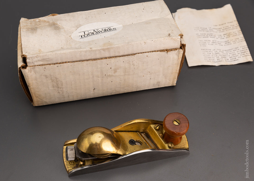 LIE NIELSEN Bronze Skew Plane Near Mint in Box OUT OF STOCK at Lie Nielsen - - 104691