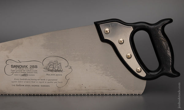 Dead Mint Unused SANDVIK No. 288 Rip Hand Saw - 104707 – Jim Bode