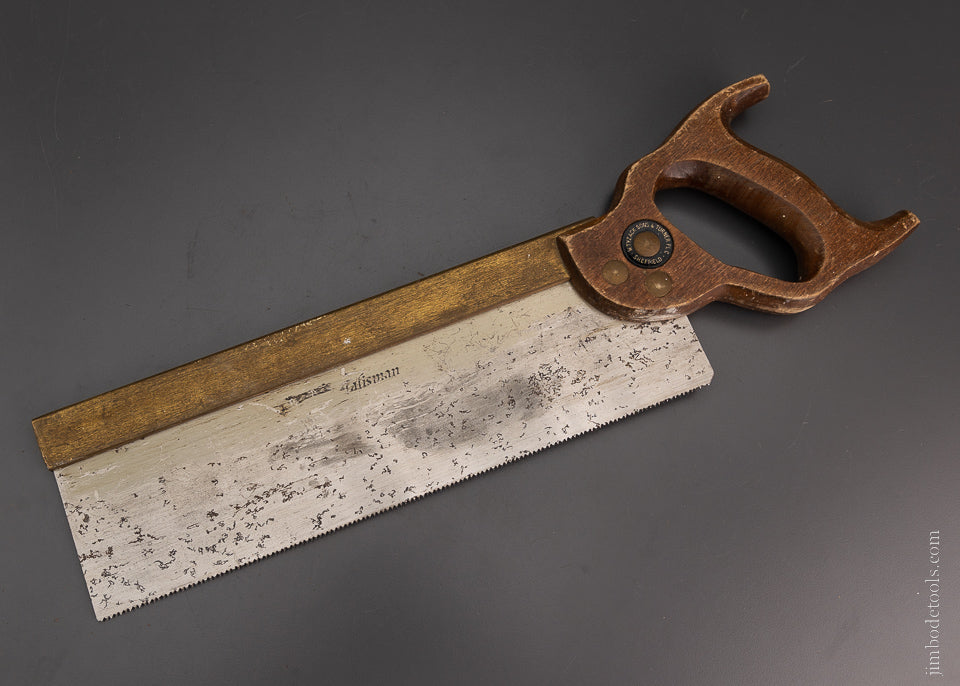 Extra Fine TYZACK 12 Inch Brass Back Carcass Saw - 104818