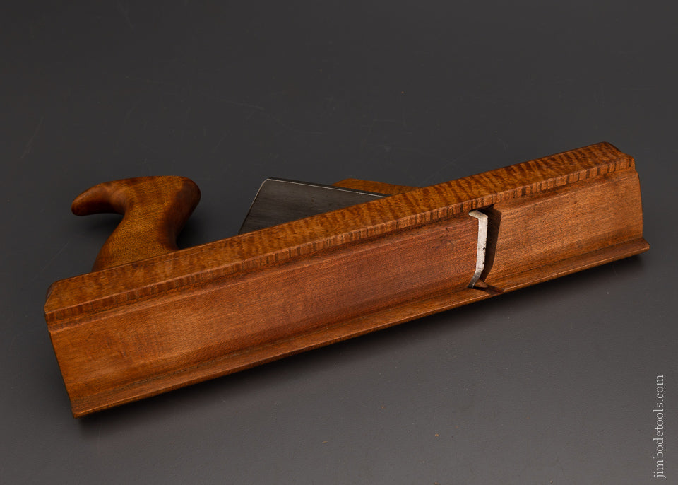 Mint Unused LEON ROBBINS Right-Handed Tiger Maple Panel Raiser Plane - 105148