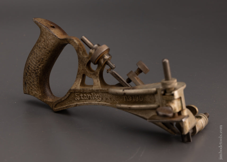 Rare STANLEY No. 196 Curved Rabbet Plane - 105209