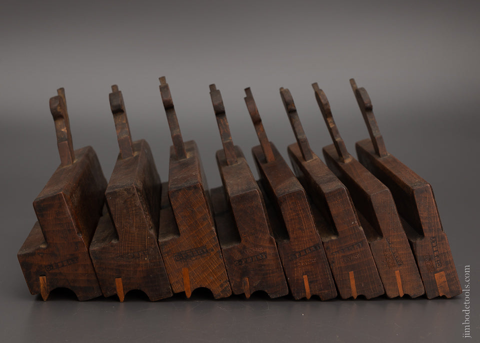 Good+ Set of 8 Side Bead Moulding Planes by ATKIN & SONS 1847-1900 - 105212