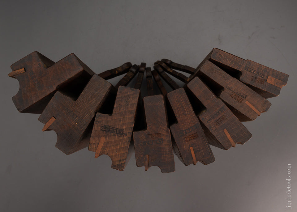 Good+ Set of 8 Side Bead Moulding Planes by ATKIN & SONS 1847-1900 - 105212