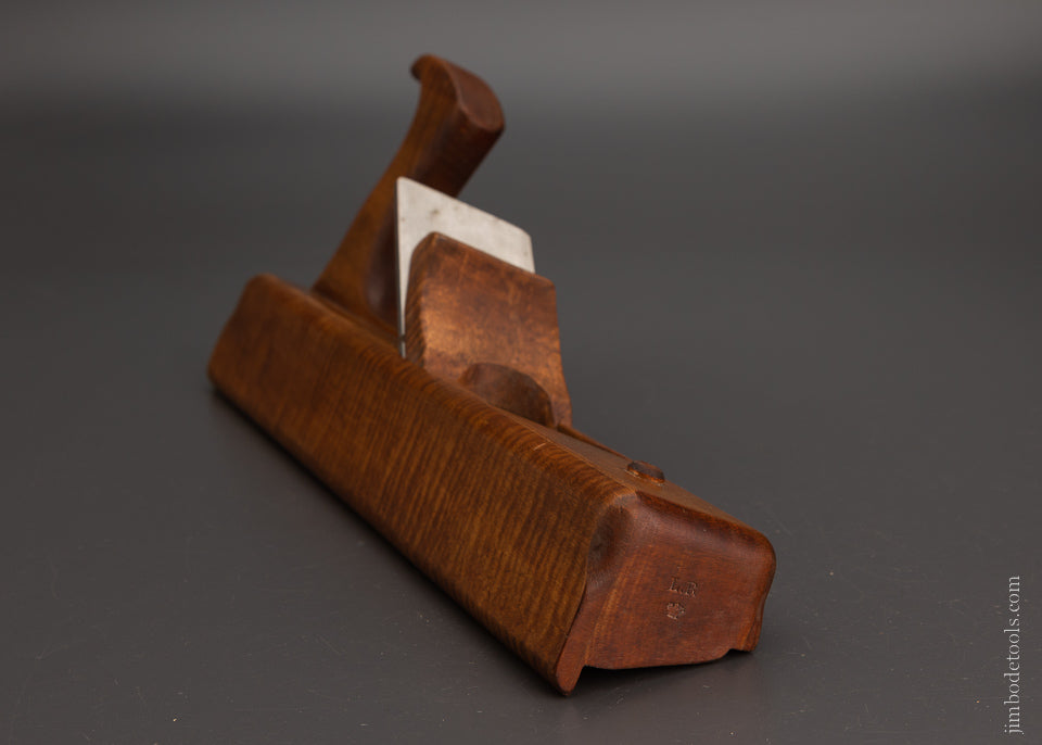 Mint Unused LEON ROBBINS Left-Handed Tiger Maple Panel Raiser Plane - 105237