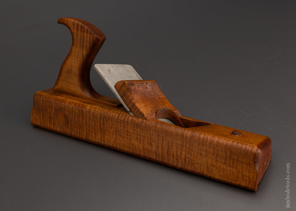 Mint Unused LEON ROBBINS Left-Handed Tiger Maple Panel Raiser Plane - 105237
