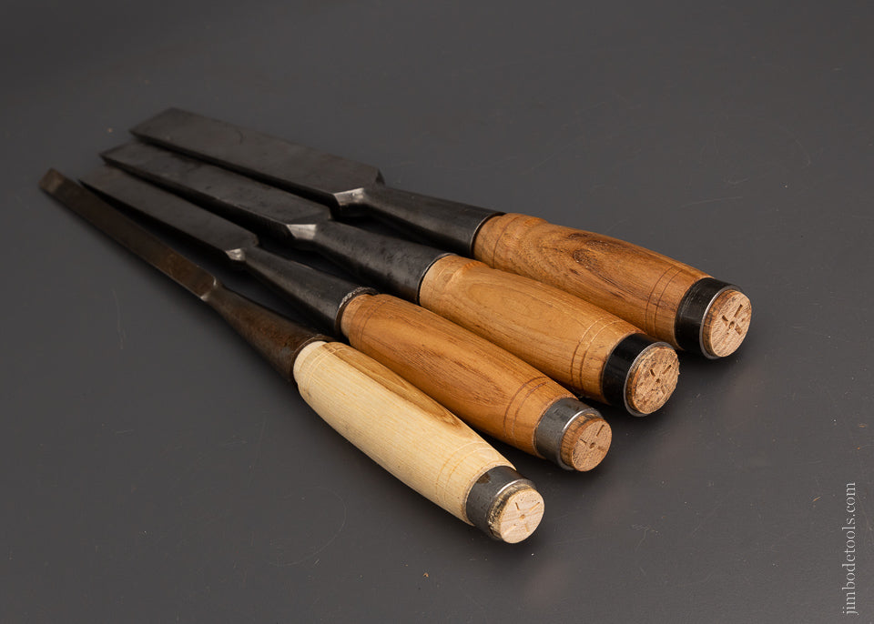 Set of 4 JAMES SWAN Heavy Framing Chisels - 105776