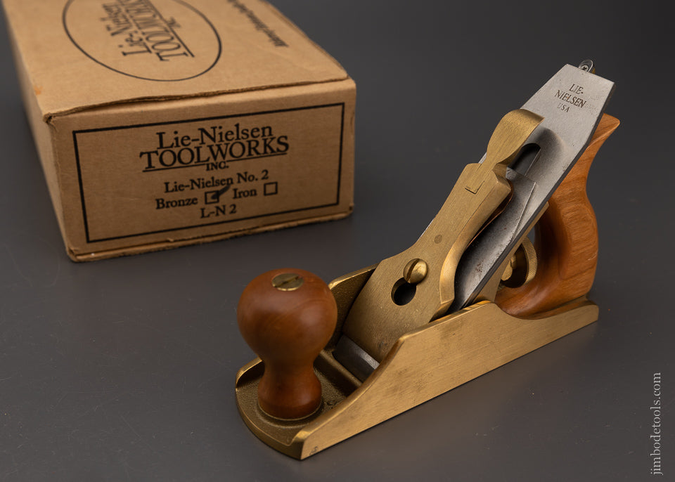 Bronze LIE NIELSEN No. 2 Smooth Plane Mint in Box - 106091