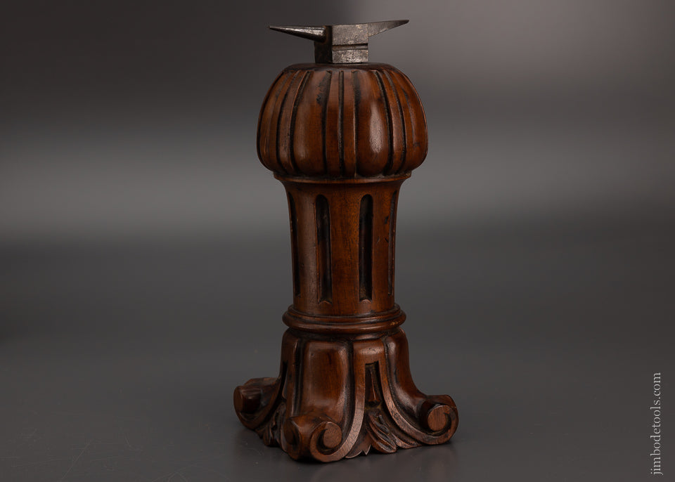 Beautiful Jeweler’s Anvil with Carved Base - 106295