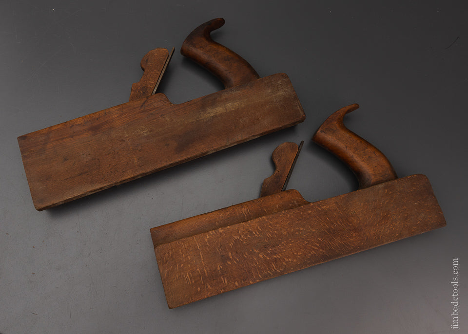 Nice User Pair of 3/4 Inch Tongue & Groove Planes by J. DENNISON - 106326