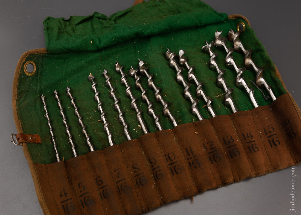 Full Set Roll of IRWIN Bits 4-16 Fine - 106390