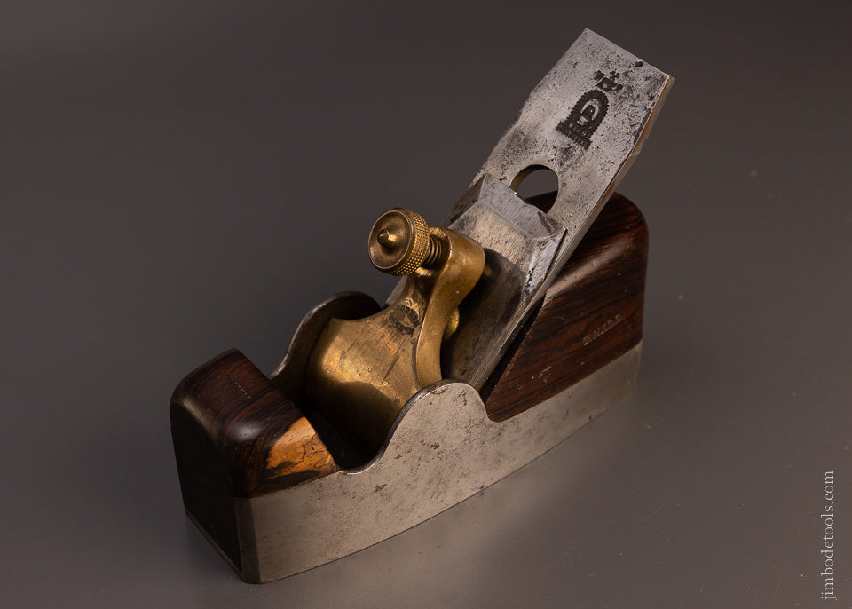Fabulous NORRIS No. 4 Dovetailed Rosewood Infill Smooth Plane - 106497