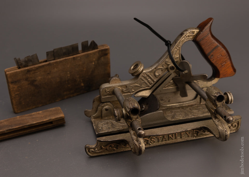 STANLEY No. 141 MILLERS PATENT Plow & Filletster Plane with Cutters - 106511