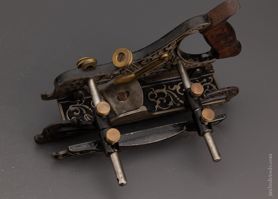 Pretty, Ornate STANLEY No. 41 MILLERS PATENT Plow Plane - 106692