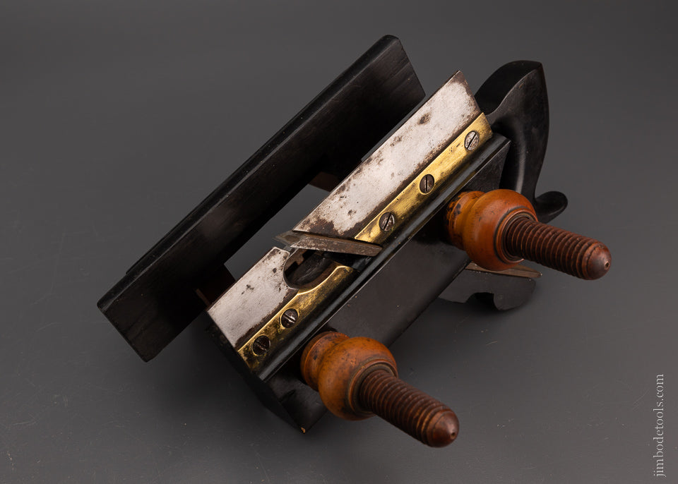 Stunning Solid Ebony Plow Plane by AUBURN TOOL CO. - 106715