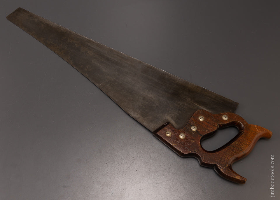 Beautiful DISSTON No. 115 Rosewood Handle VICTORY Hand Saw - 106742