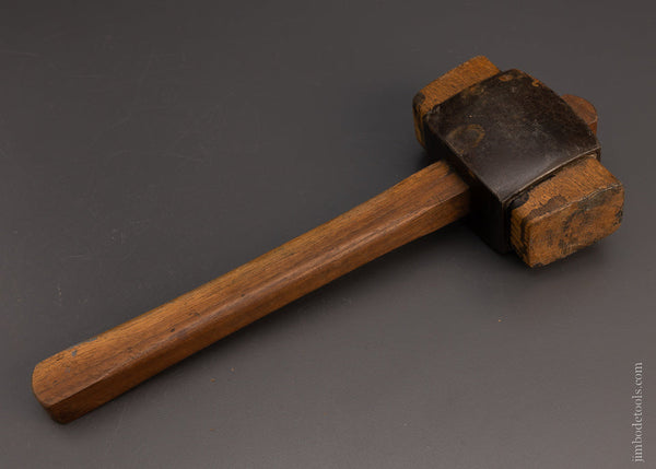6 Pound 9 Ounce Stacked Leather Mallet U.S.M.C. - 105417