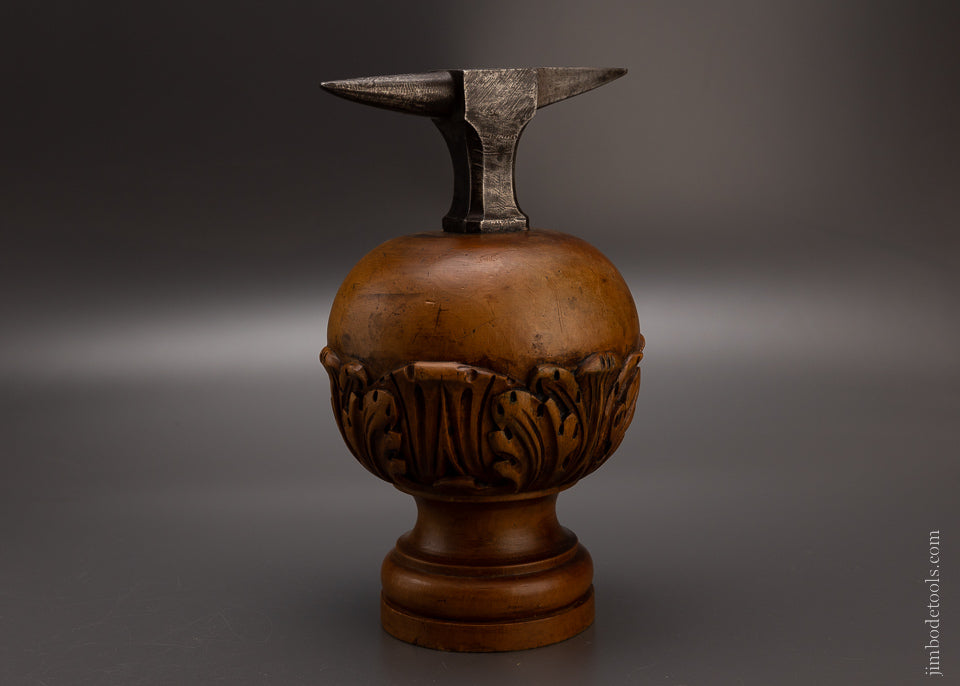 Stunning Jumbo Jeweler’s Anvil on Carved Base - 106920