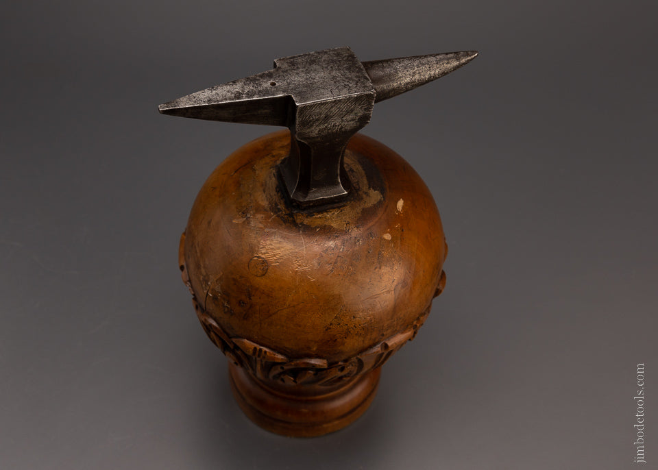 Stunning Jumbo Jeweler’s Anvil on Carved Base - 106920