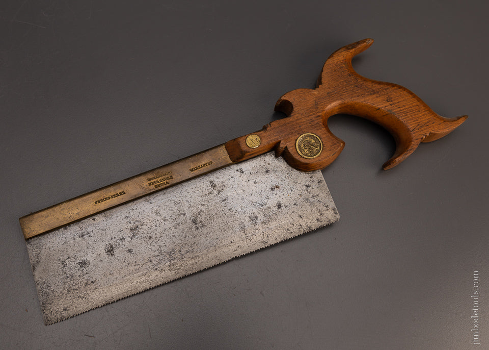 Sweet 8 Inch RICHARDSON BROTHERS Brass Back Dovetail Saw - 106959