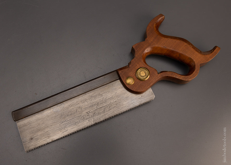 Near Mint DISSTON No. 2 Dovetail Saw 8 Inch - 106961