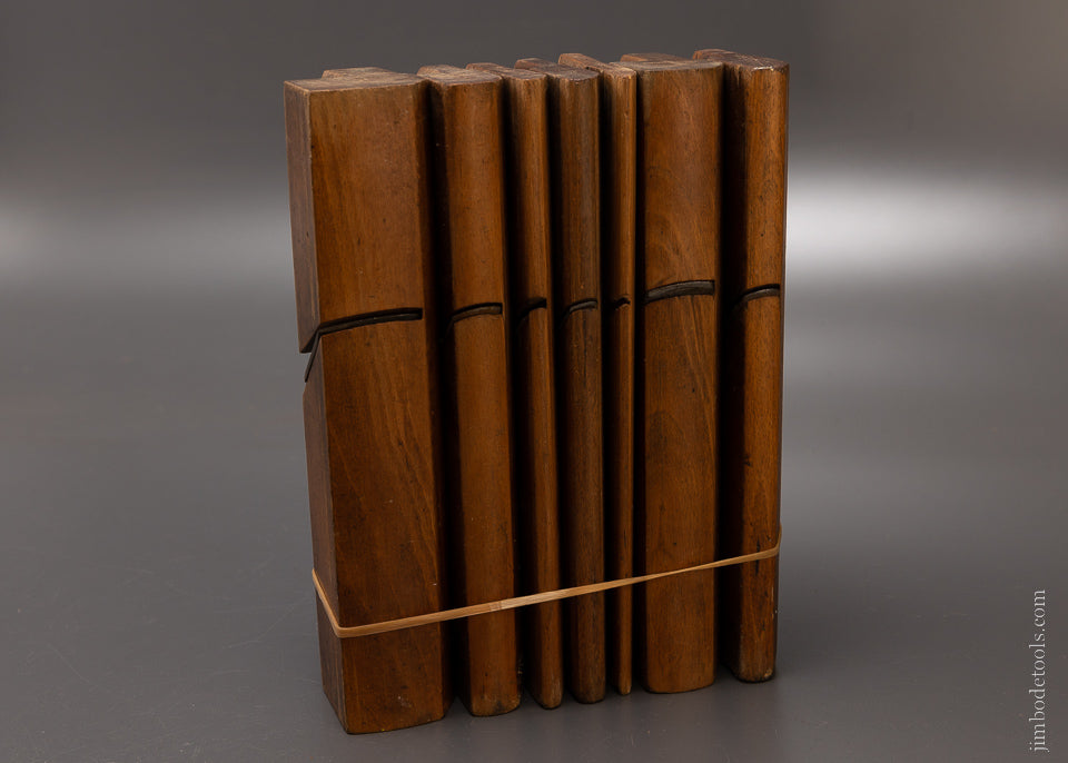 Good User Set of 7 Hollow & Round Planes by VARVILL - 107115