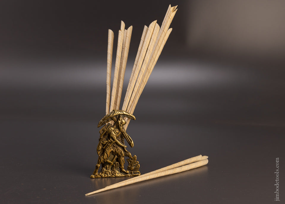 Brass Fireplace Match or Spill Holder - 107129