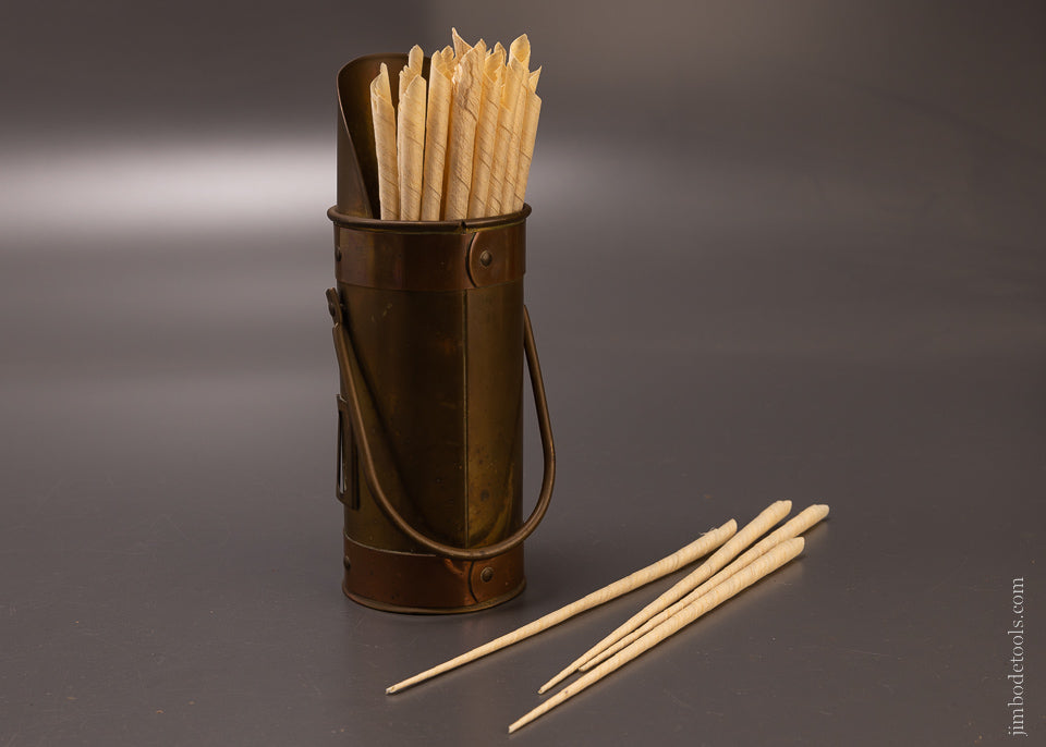 Brass Fireplace Spill Holder - 107132