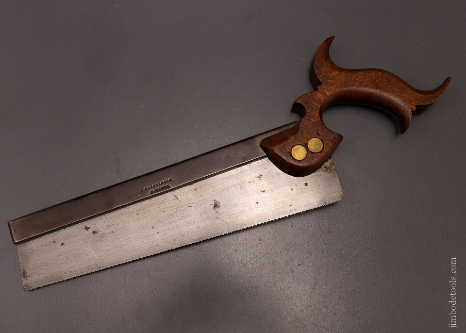 Rare R. HUTCHINSON 10 Inch Back Saw - 107191