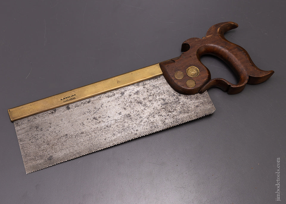 Rare “A. ROBLINA” Brass Back Saw - 107195